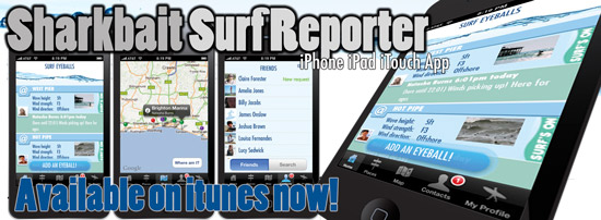 surf app for the iPhone for surf reports in the UK and the world
