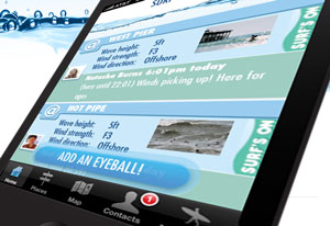 iPhone Surfreporter app