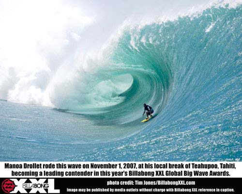 Teahupoo Weighs In For Billabong XXL Global Big Wave Awards 