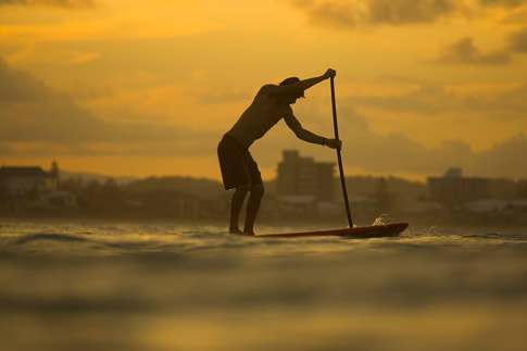 stand-up paddler